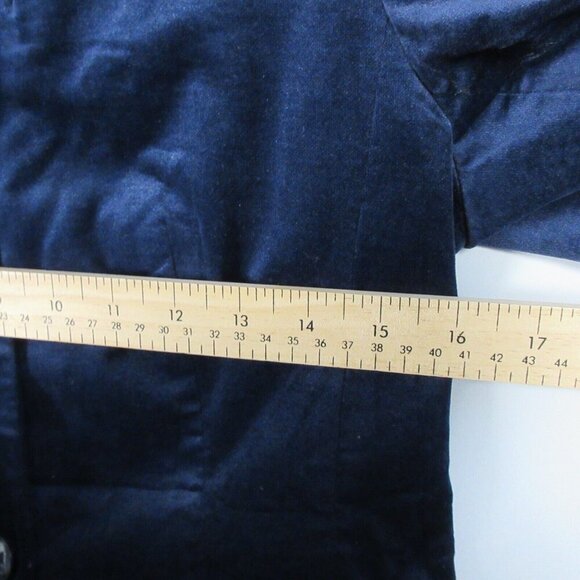 Banana Republic Long and Lean Blazer Women's Size 2 Navy Office Work Career 472 - Picture 7 of 9
